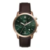 Herren Chronpgraph "NEUTRA" Quarz Leder braun