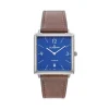 Herren Titan Uhr "MANNHEIM" Quarz Leder braun