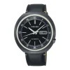 Herren Uhr Automatik Leder schwarz