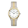 Herren Uhr "BARI" Quarz Stahl tlw. gold