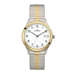 Herren Uhr "BARI" Quarz Stahl tlw. gold
