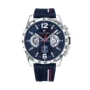 Herren Uhr "DECKER" Quarz Silikon blau