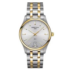 Herren Uhr "DS 4 BIG SIZE" Quarz Stahl bicolor