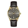 Herren Uhr "DS4" Quarz Leder braun