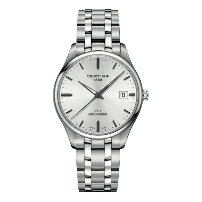 Herren Uhr "DS-8" Quarz Stahl