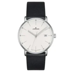 Herren Uhr "FORM" Quarz Leder schwarz