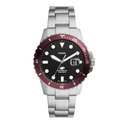 Herren Uhr "FOSSIL BLUE" Quarz Stahl