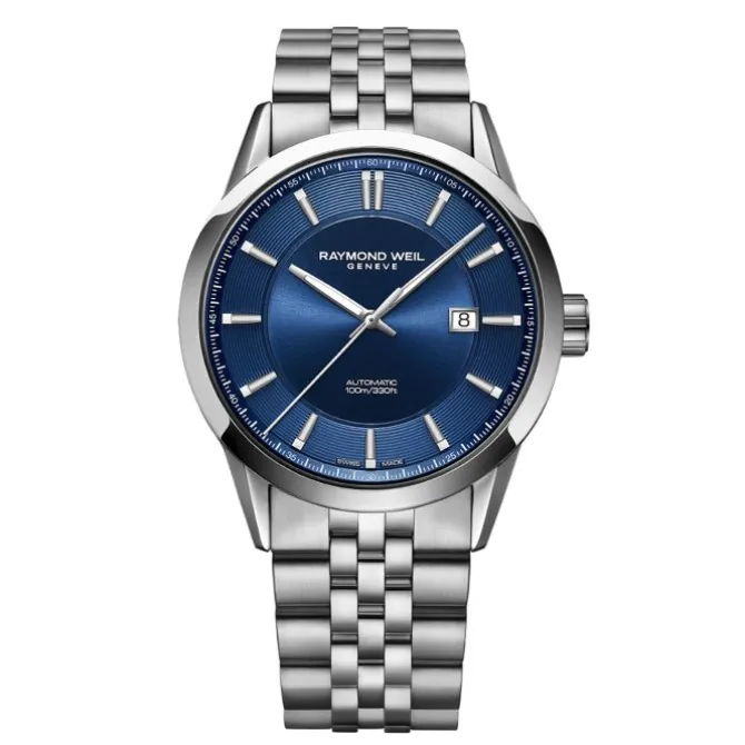 Herren Uhr "FREELANCER" Automatik Stahl
