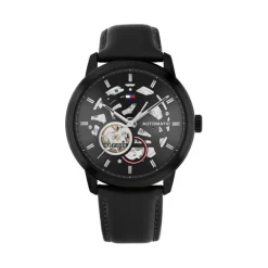 Herren Uhr "HENRY AUTOMATIC-DRESS" Automatik Leder