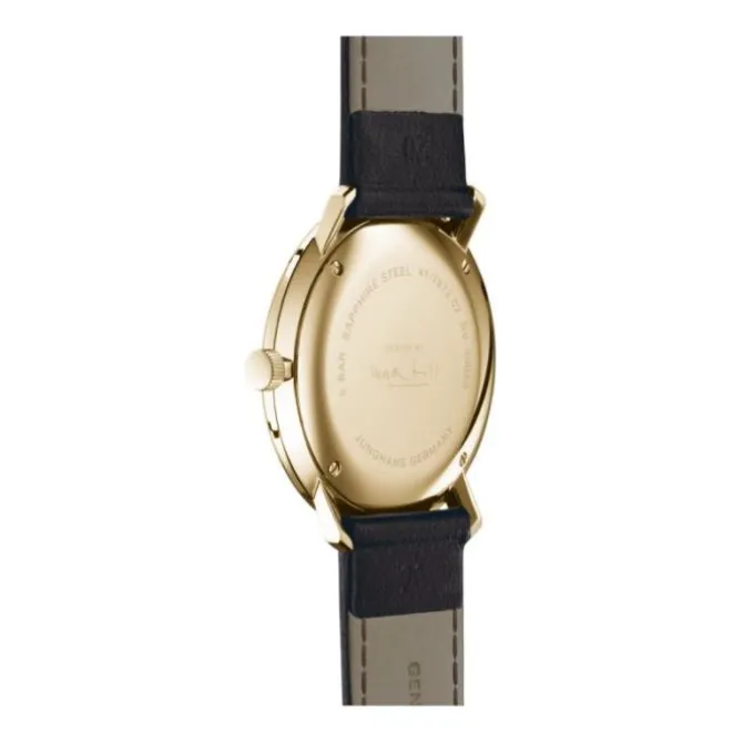 Herren Uhr "MAX BILL" Quarz Leder braun