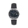 Herren Uhr Quarz Leder