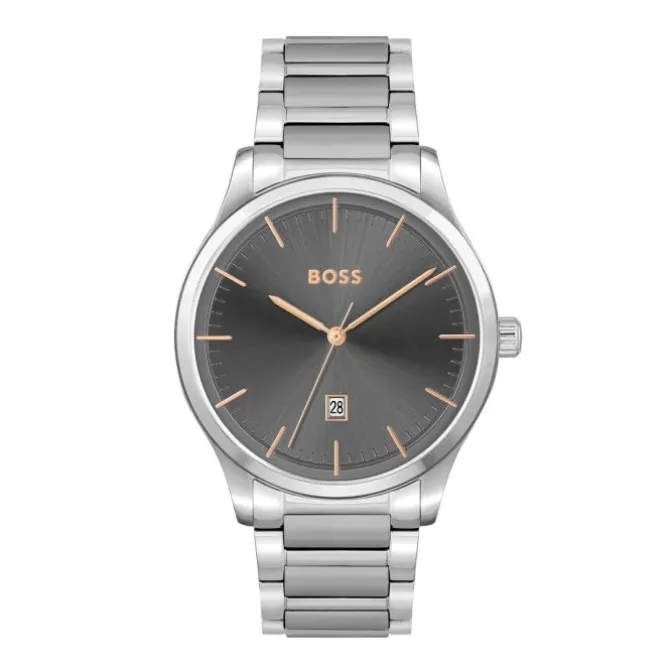 Herren Uhr "REASON" Quarz Stahl