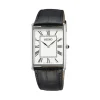 Herren Uhr "RECRAFTED" Quarz Leder schwarz