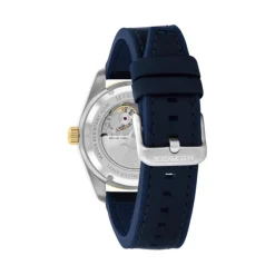 Herren Uhr "SPORT" Automatik Leder blau