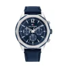 Herren Uhr "SPORT" Quarz Leder blau