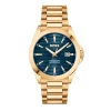 Herren Uhr "STRIKE" Quarz Stahl gold