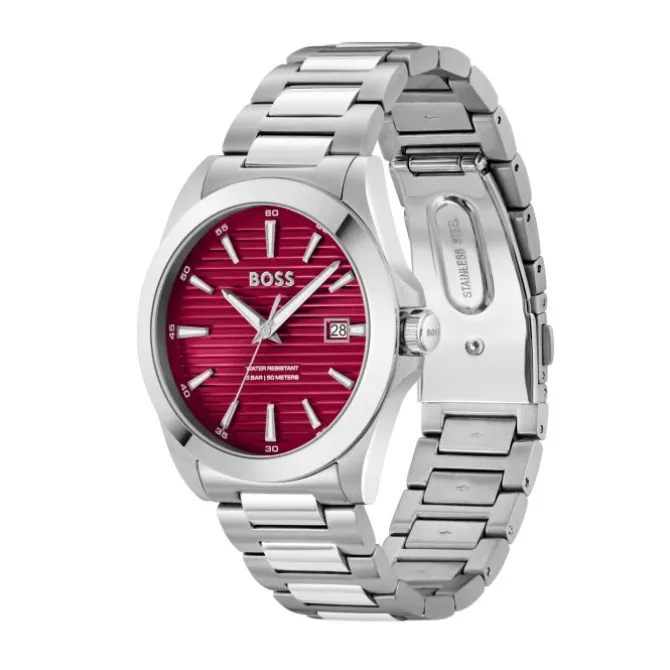 Herren Uhr "STRIKE" Quarz Stahl