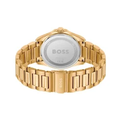 Herren Uhr "STRIKE" Quarz Stahl gold