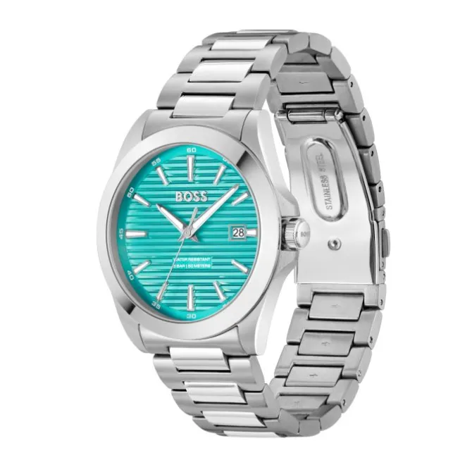 Herren Uhr "STRIKE" Quarz Stahl