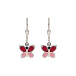 Kinder Ohrh&auml;nger "Schmetterling" Silber 925
