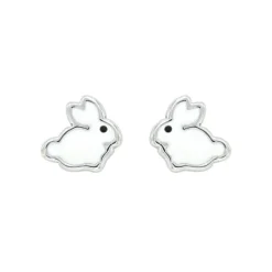 Kinder Ohrstecker "Hase" Silber 925