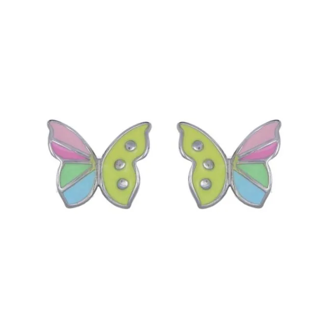 Kinder Ohrstecker "Schmetterling" Silber 925