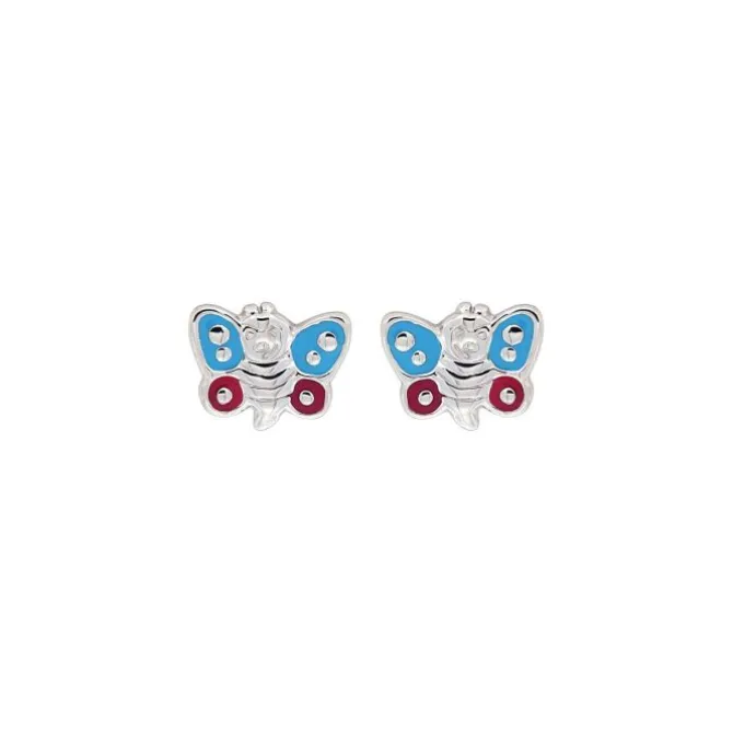 Kinder Ohrstecker "Schmetterling" Silber 925