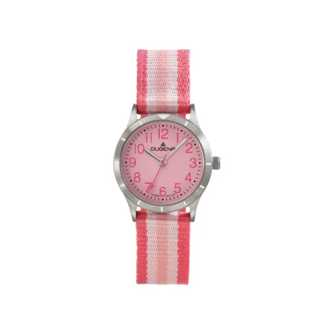 Kinder Uhr "ADVENTURE KIDZ" Quarz Textil rosa