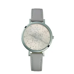 Kinder Uhr "MENDY" Quarz Leder taupe