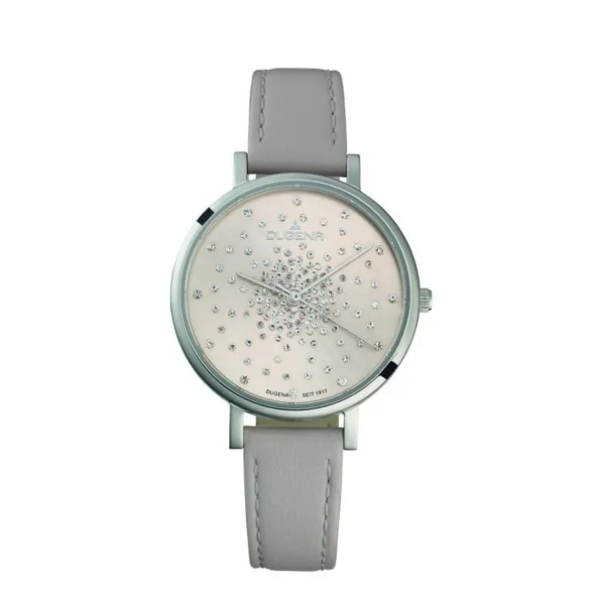 Kinder Uhr "MENDY" Quarz Leder taupe