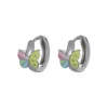 Klappcreolen "Schmetterling" Silber 925