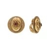 Korund Ohrclips Gold 580 - Privatbesitz