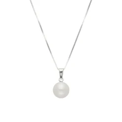 Kulturperlen Collier Weißgold 585