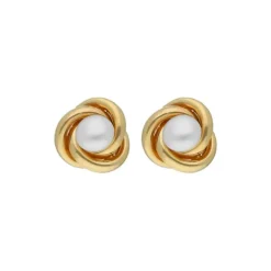 Kulturperlen Ohrstecker Gold 585