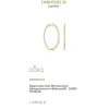 Lab Grown Diamond Klappcreolen Gold 585 im Brillantschliff zus. 0,67 ct.