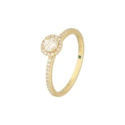 Lab Grown Diamond Ring Gold 585 im Brillantschliff zus. 0,54 ct.