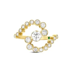 Lab Grown Diamond Ring Gold 585 im Brillantschliff zus. 0,82 ct.