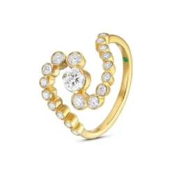 Lab Grown Diamond Ring Gold 585 im Brillantschliff zus. 0,82 ct.