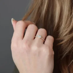 Lab Grown Diamond Ring Gold 585 im Brillantschliff zus. 0,54 ct.