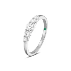 Lab Grown Diamond Ring Wei&szlig;gold 585 im Brillantschliff zus. 0,50 ct.