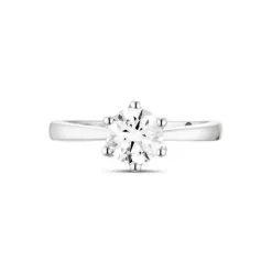 Lab Grown Diamond Solit&auml;r Ring Wei&szlig;gold 585 im Brillantschliff 1,00 ct.