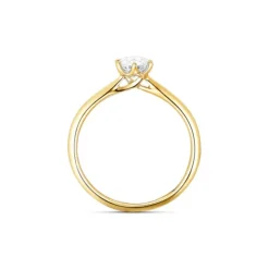 Lab Grown Diamond Solit&auml;r Ring Gold 585 im Brillantschliff 0,50 ct.