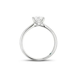 Lab Grown Diamond Solit&auml;r Ring Wei&szlig;gold 585 im Brillantschliff 0,75 ct.