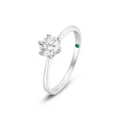 Lab Grown Diamond Solit&auml;r Ring Wei&szlig;gold 585 im Brillantschliff 0,75 ct.