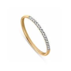 Memory Ring Roségold 585 "Soft Peach" Brillanten 0,10 ct.