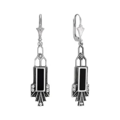 Ohrringe "Art Déco" Silber 925