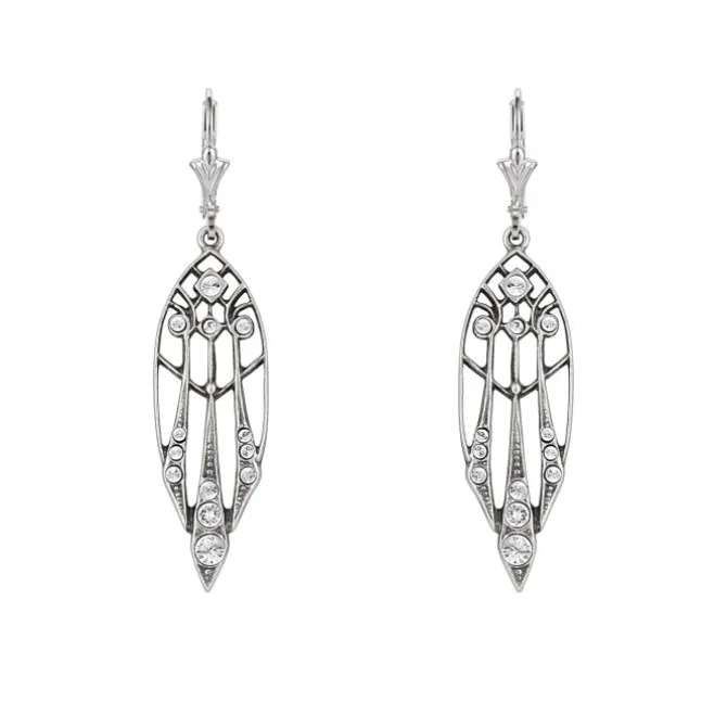 Ohrringe "Art Déco" Silber 925