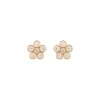 Ohrstecker "Blume" Gold 585 Zirkonia