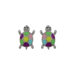 Ohrstecker "Schildkr&ouml;te" Silber 925