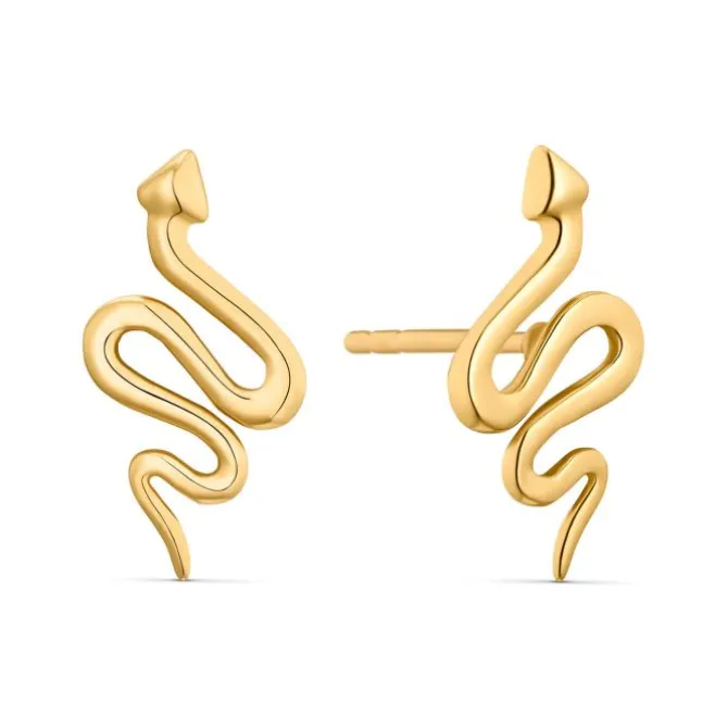 Ohrstecker "Schlange" Gold 585